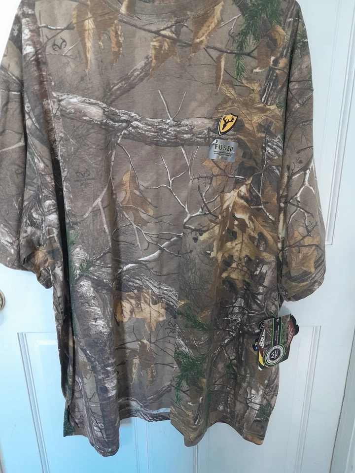 Mens Scent Blocker Camo Shirt Size 2XL New With Tags Fused Cotton - Image 1 of 4