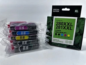 5 Stück PGI-280XXL CLI-281XXL Tintenpatronen für Canon 8320… Drucker… Neu Versiegelt - Bild 1 von 9