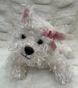 Classic Webkinz WHITE TERRIER GANZ HM106 Plush Stuffed Animal NO CODE FREE SHIP - Picture 1 of 5