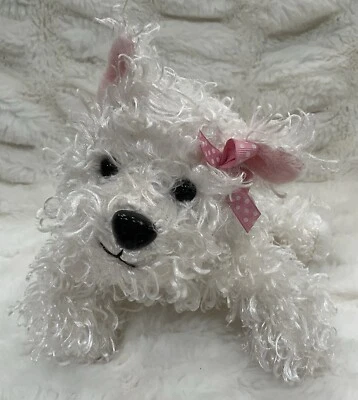 Classic Webkinz WHITE TERRIER GANZ HM106 Plush Stuffed Animal NO CODE FREE SHIP - Image 1 of 4