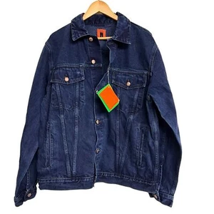 New Mens Notsonormal Classic Denim Jacket in Midnight Express Wash - Picture 1 of 5