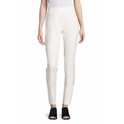 Pantalones Moore IRO Marfil 100% Algodón Recortados A Medida Usados en Excelente Condición Talla FR 38/US 6 Foto 1 de 4