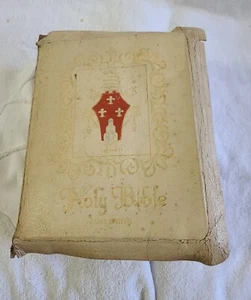 Holy Bible Papal Edition 1971 First Edition The Catholic Press Illustrated - Picture 1 of 11