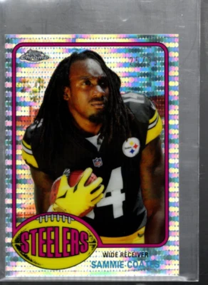A1473- 2015 Topps Chrome Mini 1976 Pulsar Refractors #T76SC Sammie Coates /25 - Image 1 of 2