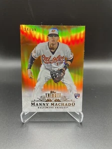 2013 Topps Tribute Orange /50 Manny Machado #93 Rookie RC - Picture 1 of 2