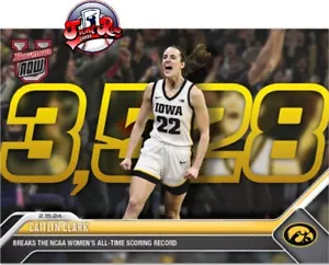 2023-24 Topps Now Bowman U #49 Caitlin Clark record di tutti i tempi - IN MANO - Foto 1 di 2