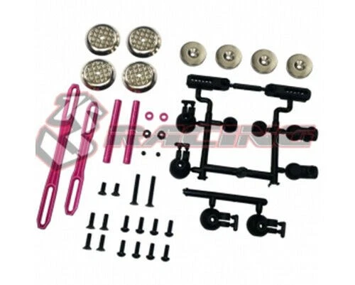3Racing SAK-D4832/PK Mutiple Drift Body Mount Set For Sakura D4 AWD/RWD - Image 1 of 1