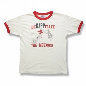 Vintage 80s Stanford Big Game Ringer T-Shirt "De Kappitate The Weenies" vs Cal - Bild 1 von 7