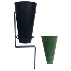 Cemetery Flower Vase with Stake, Grave Vase with Floral Foam,Grave vases for ... - Picture 1 of 7
