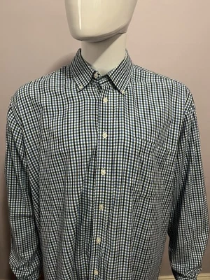 Camisa a Cuadros Alan River Hombre 2XL Azul A Cuadros Azul Negro y Blanco Foto 1 de 4