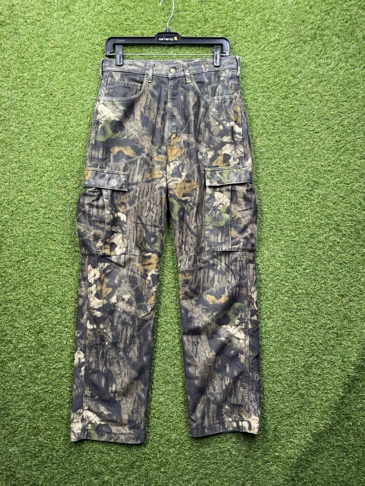 Cabelas Real Tree Hunting Pants Mens 30x31 Regular Camouflage Outdoor Cargo Work - Image 1 of 4