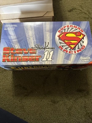 SUPERMAN 1999 STEVE KINSER # 11 QUAKER STATE 1:18 DIECAST RACE SPRINT CAR ACTION - Image 1 of 4