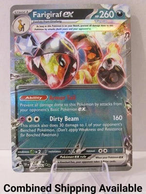 Farigiraf ex - 108/162 SV05: Temporal Forces NM Holo English 13720 - Image 1 of 2