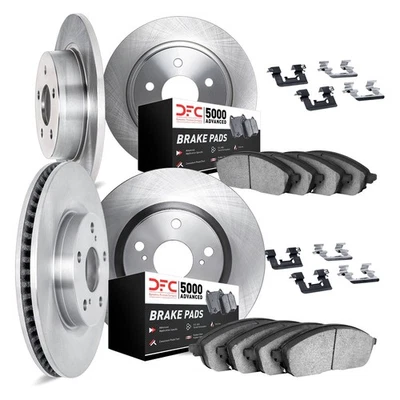 For Mercedes-Benz C300 08-12 DFC PRO-KIT 5000+ Plain Front & Rear Brake Kit - Imagem 1 de 3