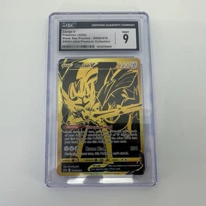 Zacian V SWSH076 SWSH Espada y Escudo Holo CGC 9 Promo - Imagen 1 de 2