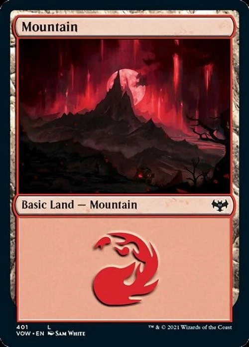 Mountain (401) - Near Mint MTG Innistrad: Crimson Vow - Image 1 of 1