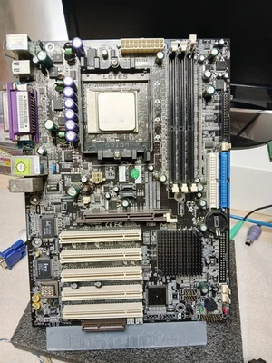 Vintage Motherboard CHAINTECH  VNF3-250 nForce3 , socket 754 + tested working !! - Image 1 of 4