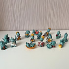 16 Original Dapsy Dinos Figuren + Zubehör – Vintage 1995