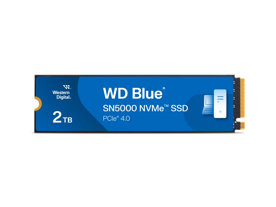 Western Digital 2TB WD Blue SN5000 NVMe SSD, PCIe Gen 4.0, up to 5,150 MB/s Read - Image 1 of 3