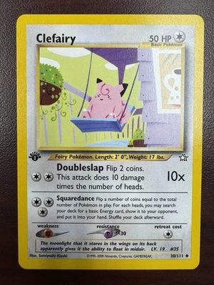  Pokémon Neo Genesis 1st Edition Clefairy 30/111 Regular NM - Image 1 of 4