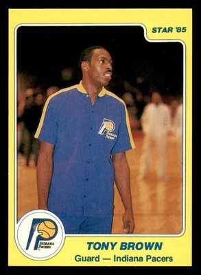 1984-85 Star #53 Tony Brown Near Mint+ Pacers          ID:268930 - Image 1 of 2