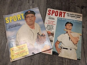 2 Vintage Issues of SPORT Magazine: Jul 1955 Ned Garver Tigers & Nov 1960 Maris - Picture 1 of 14