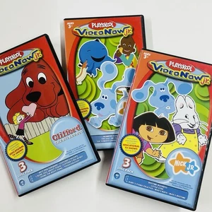 Playskool VideoNow Jr Nick Jr 2004 3 Disc Pack Dora Blues Clues Clifford Lot 3 - Picture 1 of 17