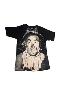 STANLEY DESANTIS "If I Only Had A Brain" Scarecrow Vintage 1992 Black T-Shirt L - Bild 1 von 6