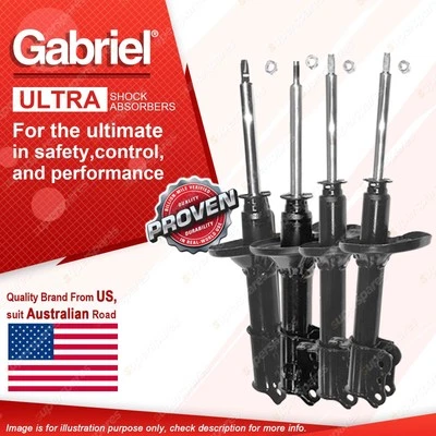 Gabriel Front + Rear Ultra Shocks for Mazda 626 GE MX-6 GE Sedan Hatchback - image 1 of 2