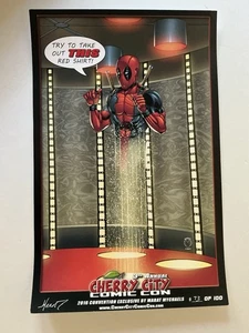 2016 Comic Con esclusivo di Marat Michaels Deadpool Auto #73 di 100 - Foto 1 di 2