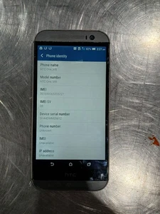 htc one m8 UNLOCKED & RESET GOOD Condition - Picture 1 of 3