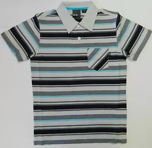 Oakley Men's Prep Polo Short Slim Fit Top Dove Grey Multi-Color Size Small - Picture 1 of 6