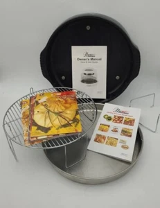 NuWave Pro infrared Oven Bottom Base Pan Drip Tray Grill Rack Manual Recipes - Picture 1 of 10