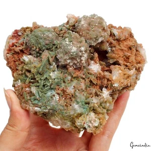 1730 Kt Apophyllit Kristalle auf Matrix Mineralien Exemplar grobe Geode Heil Edelstein - Bild 1 von 7