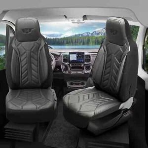 Pilot Wohnmobil Sitzbezüge passend für Zenith 320i (Schwarz-Anthrazit) - Bild 1 von 12