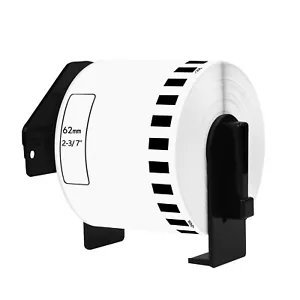 Etichetta carta continua 62 mm DK-2205 con cornice per Brother DK2205 QL-500 QL-550 - Foto 1 di 7