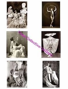 Ziegfeld Follies Girls #3 Photo Collage for Scrapbooking / Crafts / ATCs / ACEOs - Picture 1 of 1
