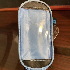 Roswheel Bicycle Smart Phone Bag w/ Touch Screen Window Blue Zip Pocket - Picture 1 of 5