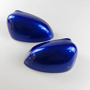 Tapa De Espejo Azul Poison Blue Negra Para Fiat 500 595 695 Abarth - Imagen 1 de 2