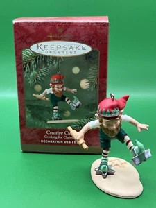 2001 Hallmark "Cortador creativo ~ cocinar para Navidad" adorno - Imagen 1 de 2