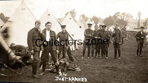 1912 Kings Liverpool Regiment Soldier At Camp Original photo 5x2.75 inch - Foto 1 di 2