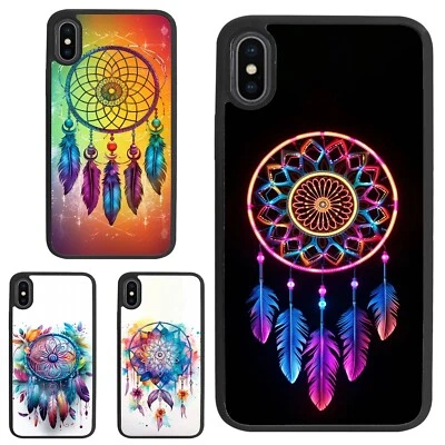 chakra colored dream catcher For Motorola Apple iPhone Samsung Galaxy Metal Case - Image 1 of 4