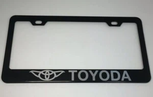 Star wars Toyoda Black metal  Stainless Steel License Frame - Picture 1 of 2