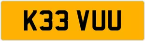 YOU KEV KEVS KEV KEVIN KEVINS KEVAN OLD PREFIX PRIVATE REG NUMBER PLATE K33 VUU - Picture 1 of 8