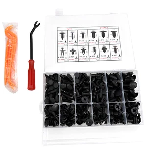 240pcs Auto Car Bumper Retainer Clips Kit Fastener Remover Push Pin Rivet Screw - Picture 1 of 3