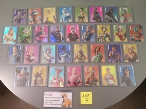 32 tarjetas holográficas Fortnite 2020 Panini Series 2 Italia mezcladas casi como nuevas a como nuevas lote de 7 - Imagen 1 de 2