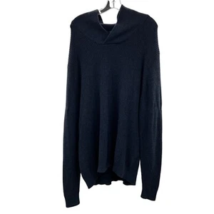 Nordstrom Men's Waffle Knit Pullover Sweater Navy Size XXL Long Sleeve - Picture 1 of 9