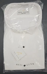 NEIL ALLYN TUXEDO MENS SHIRT SIZE 2XL 32/33 WHITE - NEW - Picture 1 of 4