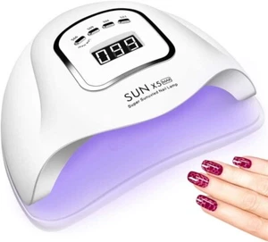 LED Gel Polish Nail Dryer Lamp FAST Gel Manicure Curing w Timer 48watt UK Plug - Picture 1 of 7