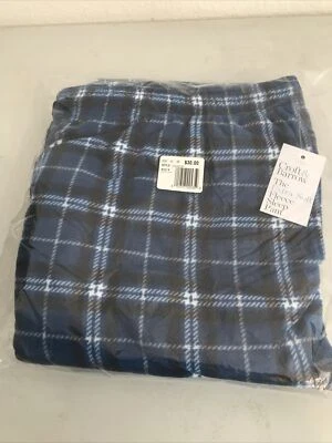Croft & Barrow - Para hombres - Pantalones de pijama - 3XLT - Cuadros azules - Venta al por menor $30 (APO-22) Foto 1 de 4